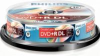 Philips DVD+R Double layer 8.5GB 8xspeed spindle 10 stuks