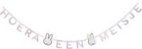 Haza Original Letterslinger Nijntje Baby Papier 180 Cm Roze
