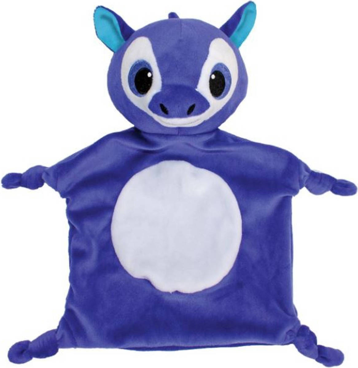 Lumo Stars Knuffeldoekje Baby Line Unicorn Blauw 20 X 30 Cm