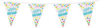 Boland Vlaggenlijn Happy Birthday Polyetheen 6 Meter