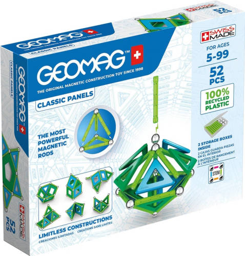 Geomag Constructieset Classic Pannels Green Line 52-delig