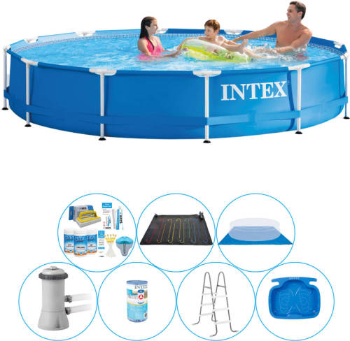 Intex Metal Frame Rond 366x76 Cm - 8-delig - Zwembad Super Deal