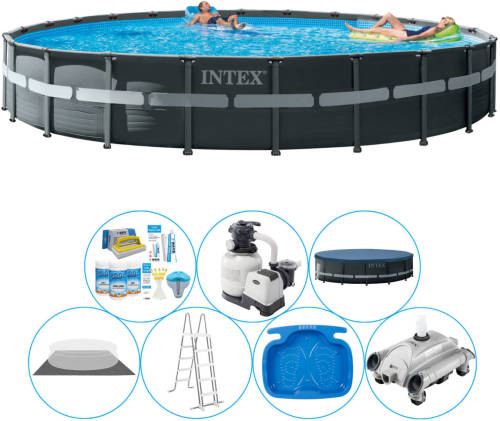 Intex Ultra Xtr Frame Rond 732x132 Cm - Zwembad Bundel