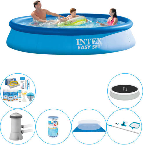 Zwembad Combinatie Set - Intex Easy Set Rond 366x76 Cm