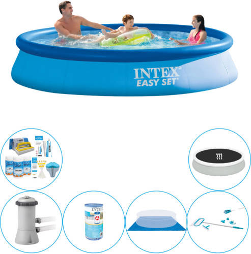 Zwembad Combinatie Pakket - Intex Easy Set Rond 366x76 Cm