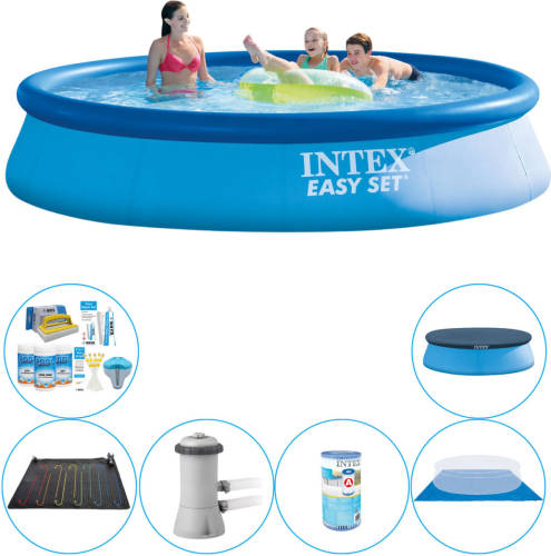 Zwembad Combi Deal - Intex Easy Set Rond 396x84 Cm