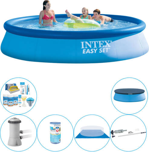 Zwembad Super Deal - Intex Easy Set Rond 396x84 Cm