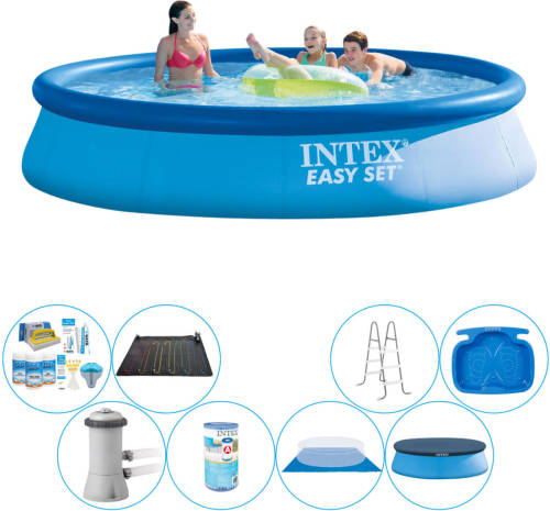 Zwembad Bundel - Intex Easy Set Rond 396x84 Cm