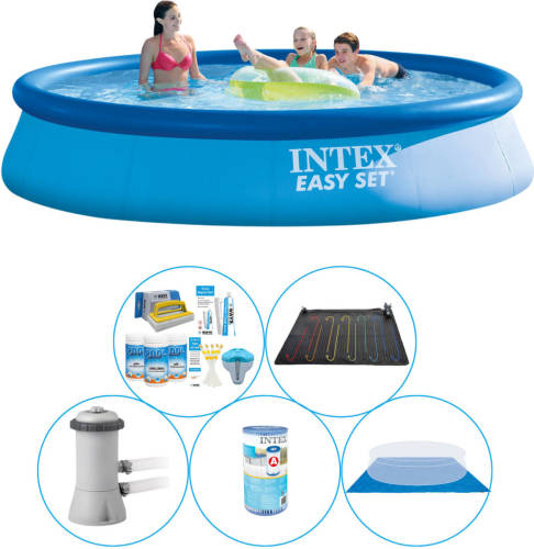 Zwembad Combi Deal - 6-delig - Intex Easy Set Rond 396x84 Cm