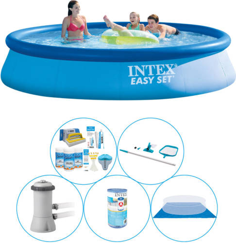 Zwembad Met Accessoires - 6-delig - Intex Easy Set Rond 396x84 Cm