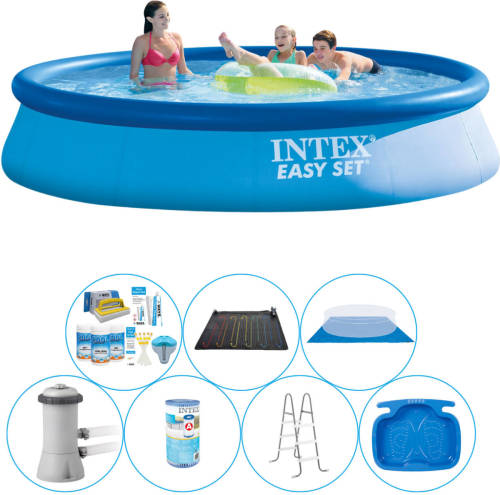 Zwembad Bundel - 8-delig - Intex Easy Set Rond 396x84 Cm