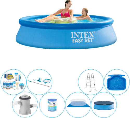 Intex Easy Set Rond 244x61 Cm - Zwembad Bundel