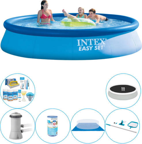 Zwembad Combinatie Set - Intex Easy Set Rond 396x84 Cm