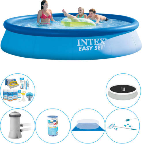 Zwembad Combinatie Pakket - Intex Easy Set Rond 396x84 Cm