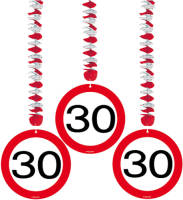 Folat Rotorspiralen 30 Jaar Verkeersborden 3 Stuks