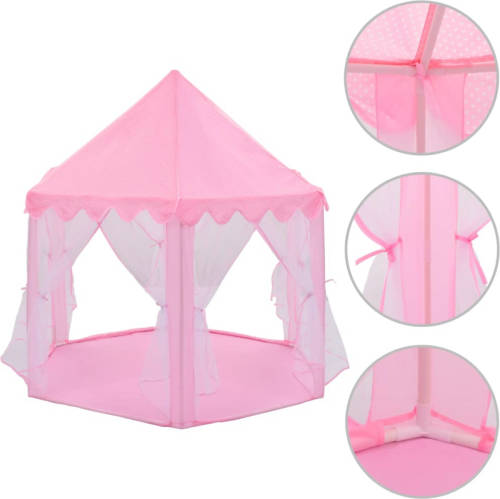 VidaXL Speeltent Prinses Roze