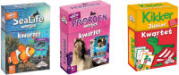 Identity Games Spellenbundel - Kwartet - 3 Stuks - Sealife Kwartet & Paarden Kwartet & Kikker Junior Kwartet