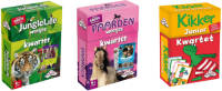 Identity Games Spellenbundel - Kwartet - 3 Stuks - Junglelife Kwartet & Paarden Kwartet & Kikker Junior Kwartet