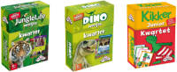 Identity Games Spellenbundel - Kwartet - 3 Stuks - Junglelife Kwartet & Dino Kwartet & Kikker Junior Kwartet