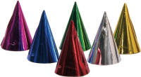 Folat Feesthoedjes Metallic 20 X 8 Cm Karton 6 Stuks