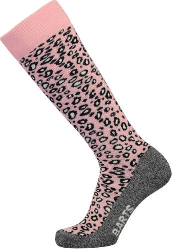 Barts skisokken Animal Print roze