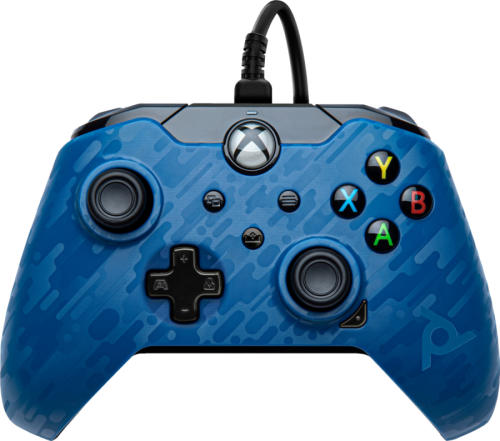 PDP Afterglow PDP Bedrade Controller Xbox Series X en Xbox One Blauw Camo