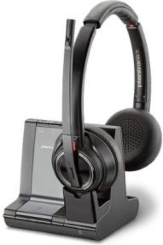 Plantronics Savi W8220-M, MSFT hoofdtelefoon Stereofonisch Hoofdband Zwart