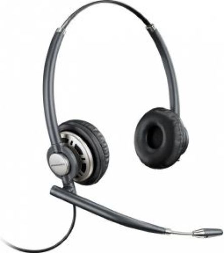 Plantronics Encorepro HW 720D Stereofonisch Hoofdband Zwart, Zilver hoofdtelefoon