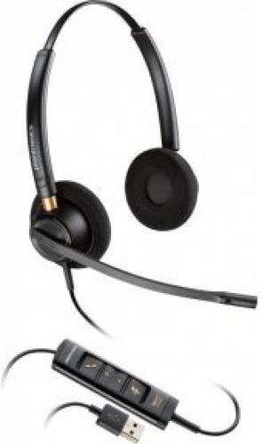 Plantronics EncorePro HW525 Stereofonisch Hoofdband Zwart hoofdtelefoon