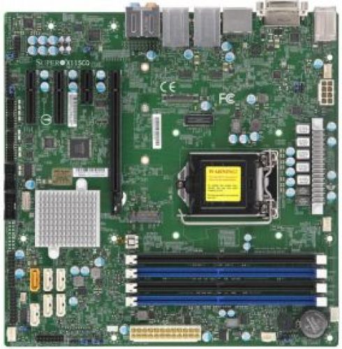 Supermicro X11SCQ server-/werkstationmoederbord LGA 1151 (Socket H4) Intel Q370 microATX