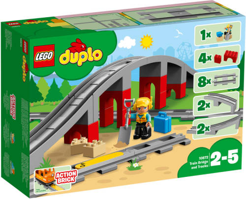 LEGO Duplo Treinbrug En Rails 10872