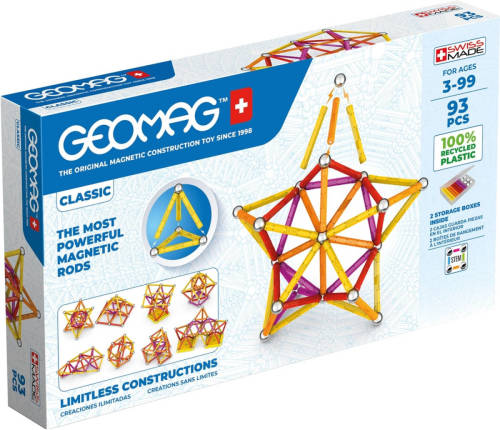 Geomag Constructieset Classic Green Line Junior 93-delig