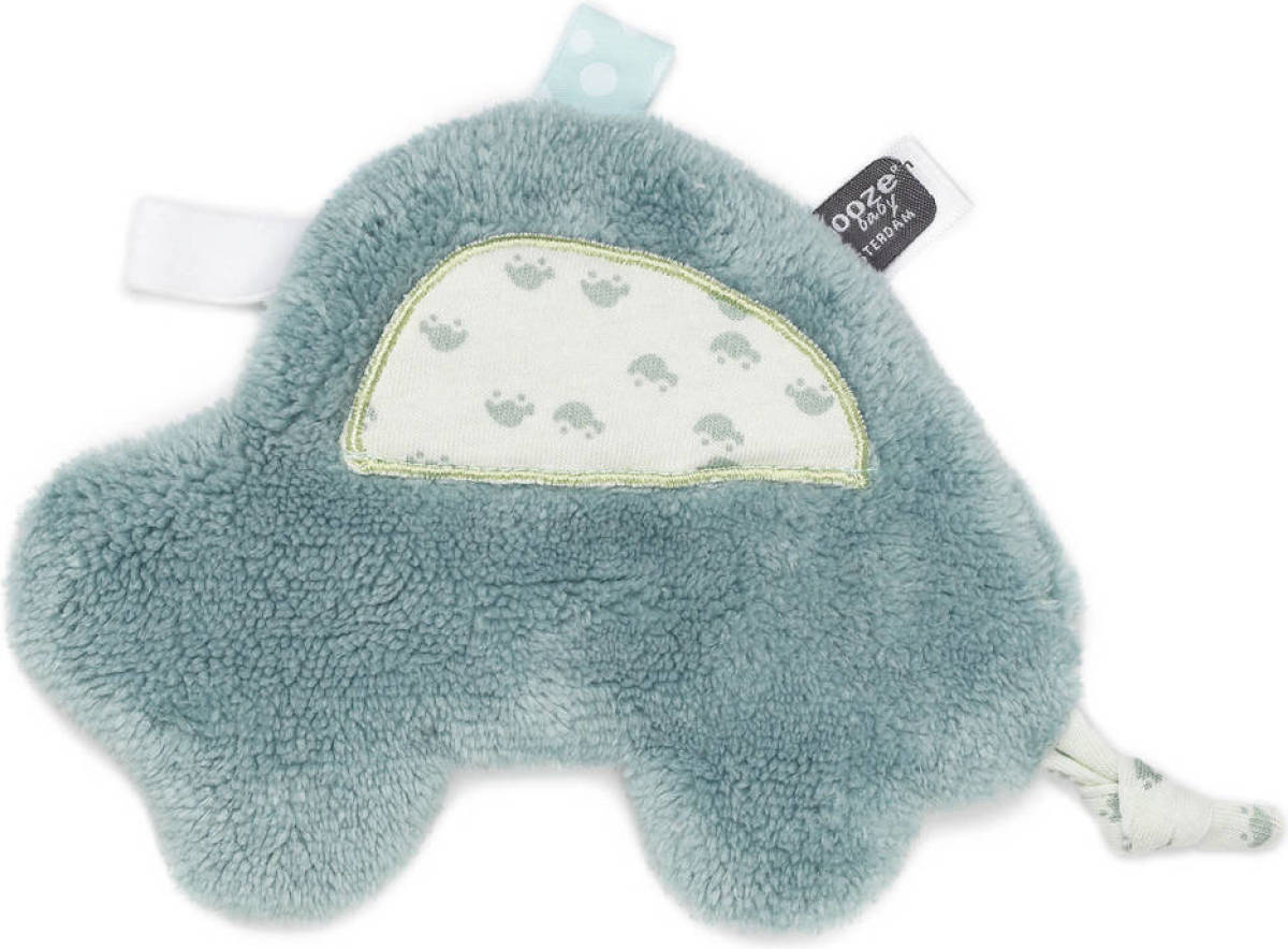 Snoozebaby Knuffeltje Cas Car - Gray Mist