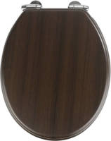 Wenko Wc-bril Wenge 35,5 X 42,5 Cm Mdf Bruin