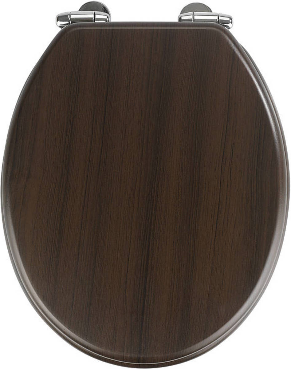 Wenko Wc-bril Wenge 35,5 X 42,5 Cm Mdf Bruin