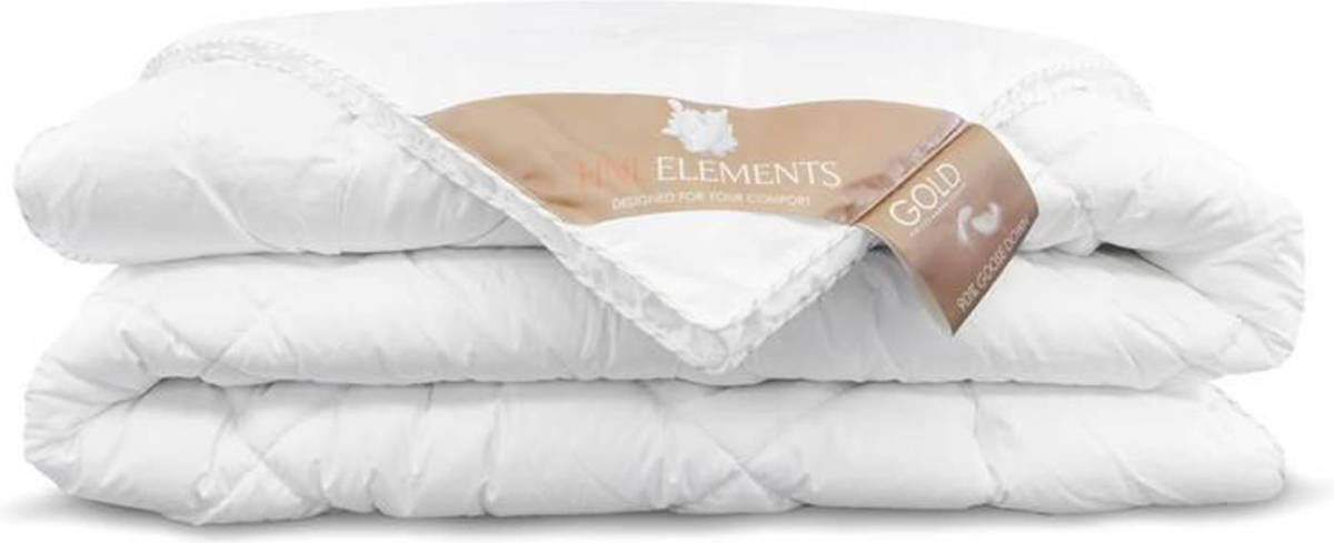 Heckett & Lane Gold Donzen Dekbed - Ganzendons - Lits-jumeaux (260x220 Cm) - Enkel