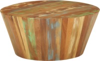 VidaXL Salontafel Ø65x31 cm massief gerecycled hout