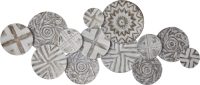 Home affaire Sierobject voor aan de wand Wanddecoratie, wanddecoratie, van metaal, in etno-look