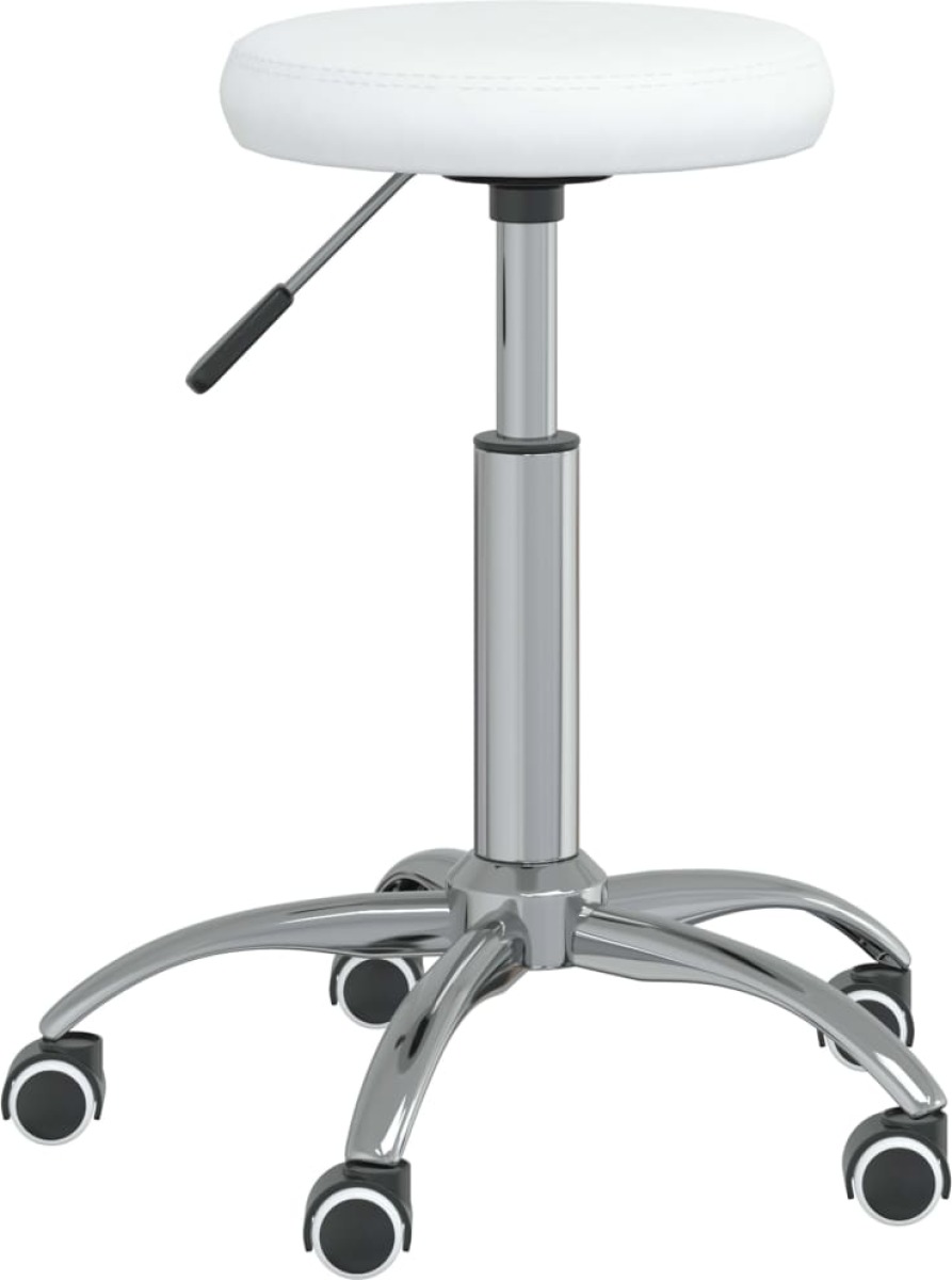 VidaXL Massagekruk kunstleer wit