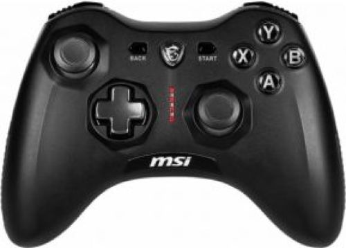 MSI Force GC20 V2 Zwart USB 2.0 Gamepad Analoog/digitaal Android, PC