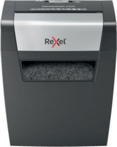 Rexel Momentum X406 papiervernietiger Deeltjesversnippering Blauw, Grijs