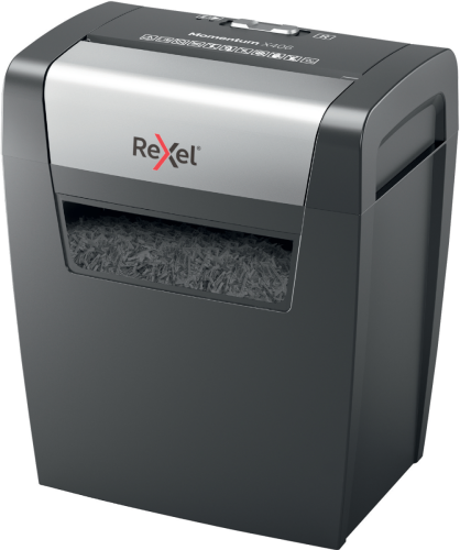 Rexel Momentum X406 papiervernietiger Deeltjesversnippering Blauw, Grijs