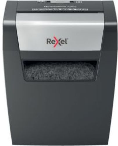 Rexel Momentum X308 papiervernietiger Particle-cut shredding Zwart, Grijs