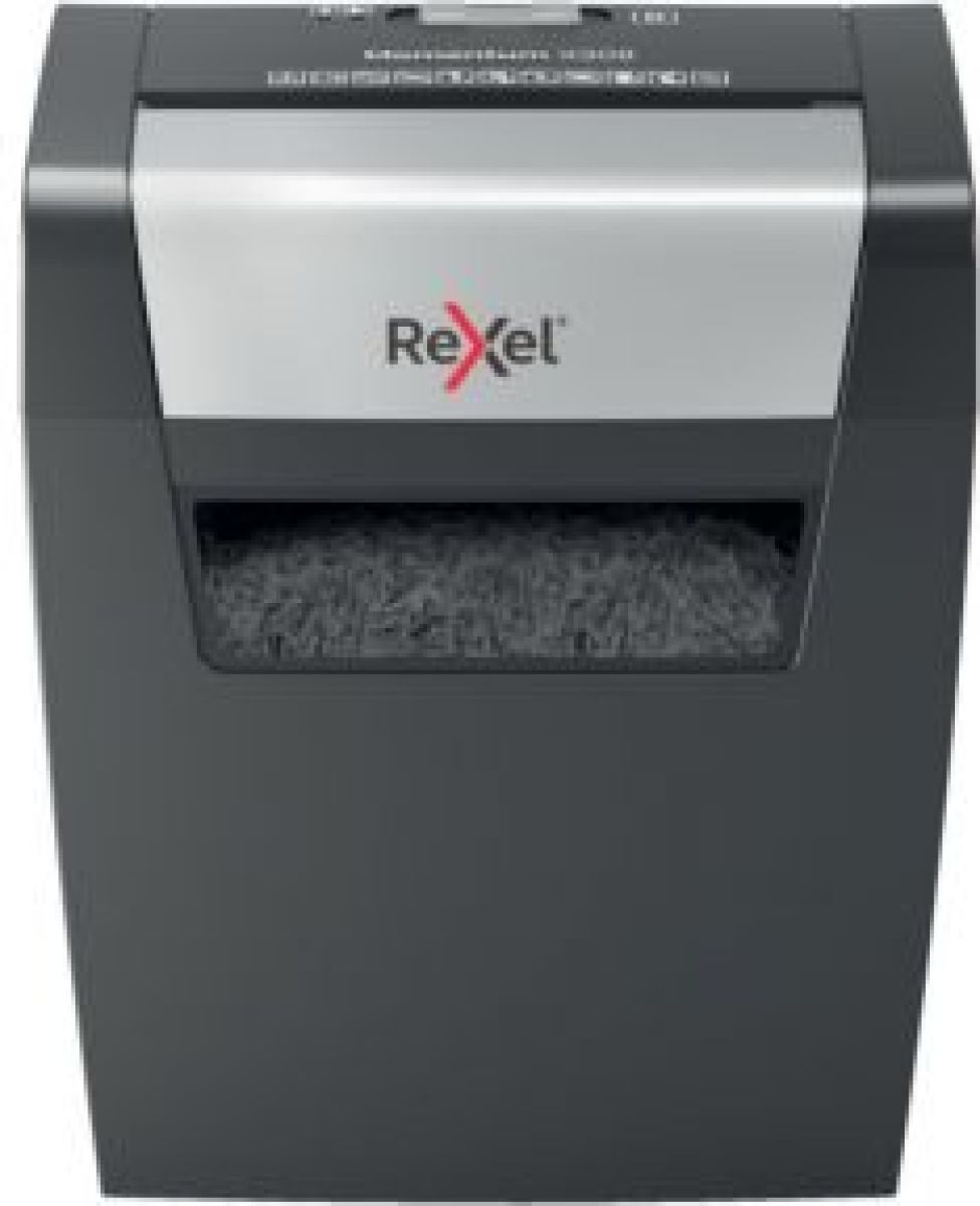 Rexel Momentum X308 papiervernietiger Particle-cut shredding Zwart, Grijs