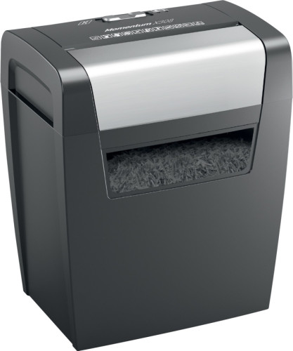 Rexel Momentum X308 papiervernietiger Particle-cut shredding Zwart, Grijs