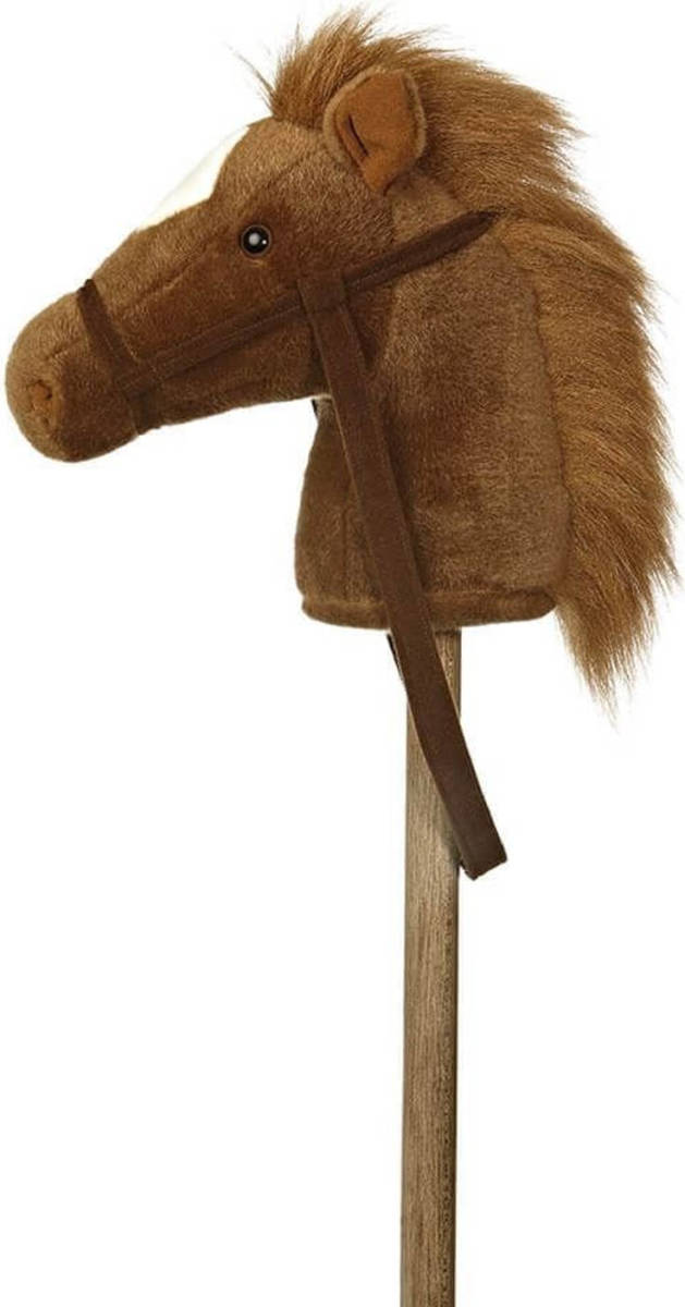 Aurora Stokpaardje Pony Bruin 95 Cm
