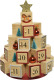 Bellatio Decorations Kerst Decoratie Adventskalender Kerstboom Mdf 28 Cm - Hangdecoratie