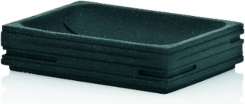 Posidon Zeepschaal - Zwart - Kela