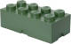 LEGO Brick 8 opbergbox - zand groen