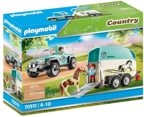 PLAYMOBIL Country Auto met aanhanger (70511)